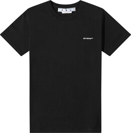 Off-White: Чёрная футболка  Diagonal