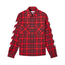 Off-White: Рубашка  Diag из фланели