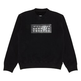 MM6 Maison Margiela: Чёрная толстовка 