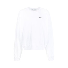 Off-White: Белая толстовка  Caravaggio Arrow