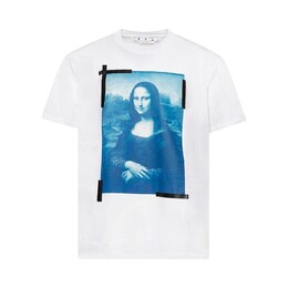 Off-White: Футболка  Monalisa Over с коротким рукавом