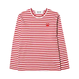 Comme Des Garçons Play: Футболка в полоску 