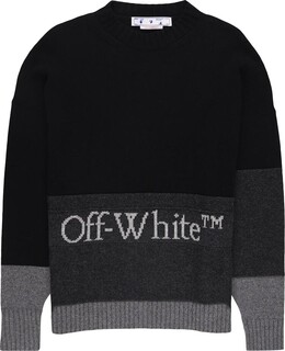 Off-White: Трикотажная толстовка 