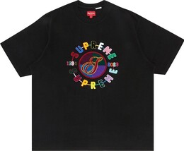 Supreme: Футболка  Crest с коротким рукавом