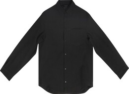 Balenciaga: Чёрная рубашка 