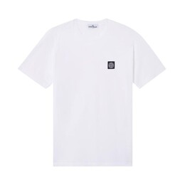 Stone Island: Белая футболка  Compass