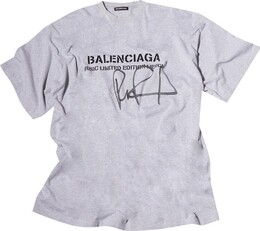 Balenciaga: Футболка оверсайз 
