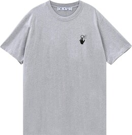 Off-White: Красная футболка  Marker