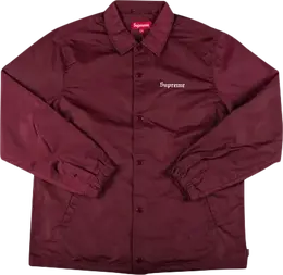 Supreme: Бордовая куртка 