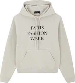 Balenciaga: Чёрная толстовка  Paris Fashion Week
