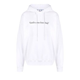 Off-White: Белая толстовка 