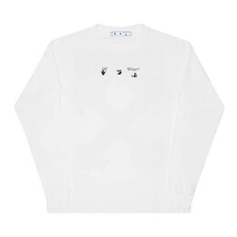 Off-White: Голубая футболка  Marker