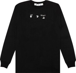 Off-White: Свитшот  Marker с длинным рукавом
