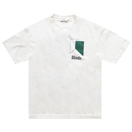 Rhude: Винтажная футболка 