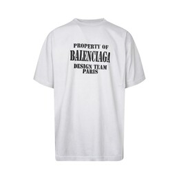 Balenciaga: Белая футболка 