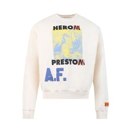 Heron Preston: Белая толстовка  Heron