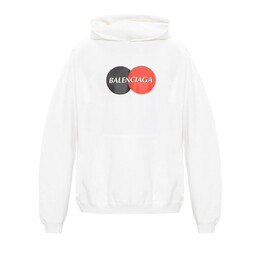 Balenciaga: Белая толстовка 