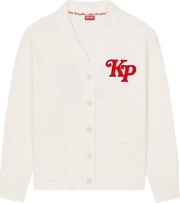 Kenzo: Белая толстовка 