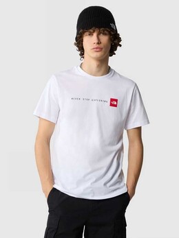 The North Face: Белая футболка  Never Stop Exploring