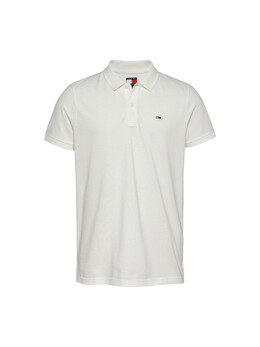 Tommy Jeans: Белое поло 