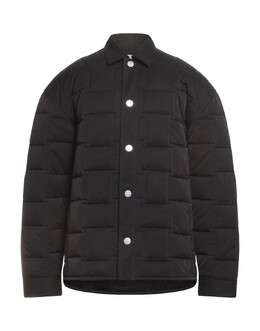 Bottega Veneta: Чёрный пуховик 