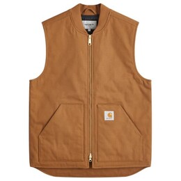 Carhartt WIP: Коричневый жилет 