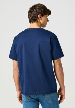 Wrangler: Синяя футболка 