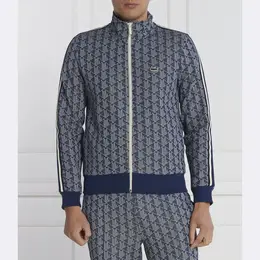 Lacoste: Синяя толстовка 