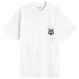 Carhartt WIP: Белая футболка 