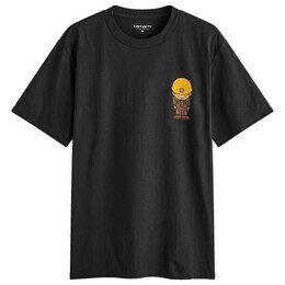 Carhartt WIP: Чёрная футболка 
