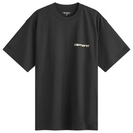 Carhartt WIP: Чёрная футболка 