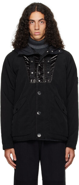 Stone Island: Чёрная куртка 