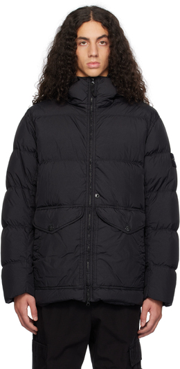 Stone Island: Чёрная куртка 