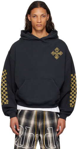 Rhude: Чёрная толстовка 
