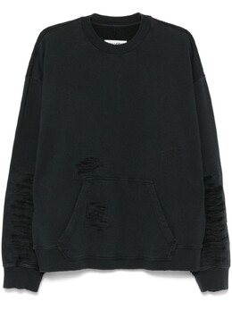 MM6 Maison Margiela: Серая толстовка 