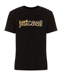Just Cavalli: Чёрная футболка 
