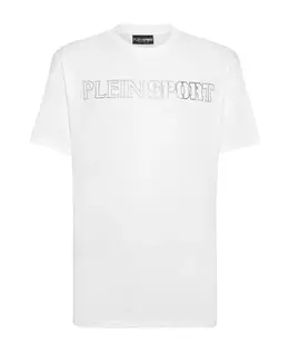 Plein Sport: Белая футболка 
