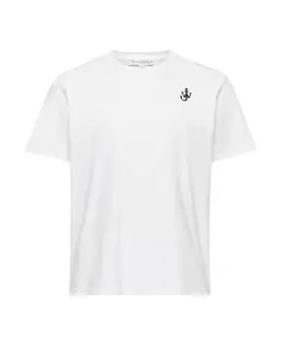 JW Anderson: Футболка  Anchor с вышивкой