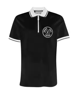 Versace Jeans Couture: Чёрная футболка 