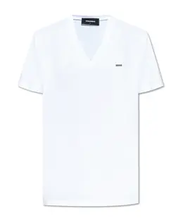 Dsquared2: Футболка с v-образным вырезом 