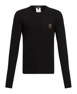 Versace: Футболка с длинным рукавом 
