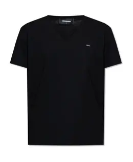 Dsquared2: Футболка с v-образным вырезом 
