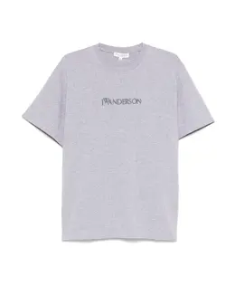 JW Anderson: Меланжевая футболка 