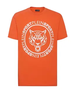 Plein Sport: Оранжевая футболка 