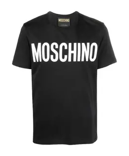 Moschino: Чёрная футболка 