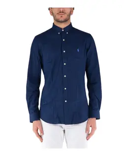 Polo Ralph Lauren: Синяя рубашка 