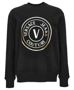 Versace Jeans Couture: Чёрный свитер 