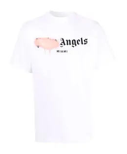 Palm Angels: Белая футболка 