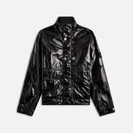 Stone Island: Чёрная куртка  Mussola Gommata