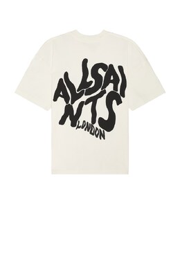 Allsaints: Белая футболка 